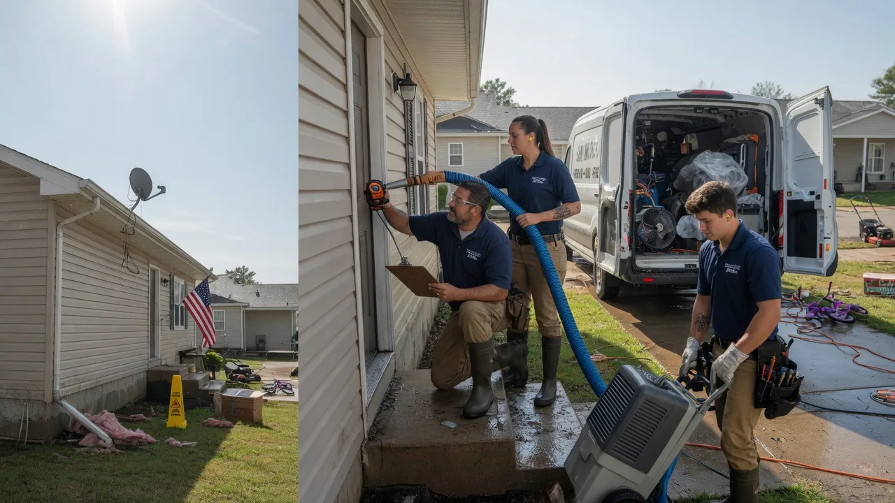 Ceiling Water Damage Restoration in Ewing, KY near me